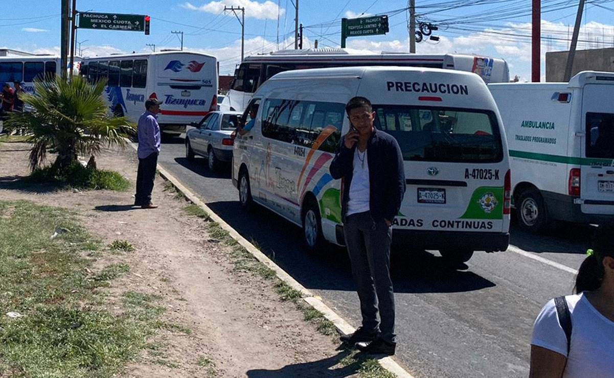 Reinician transportistas ruta Tizayuca-Edomex con presencia de GN ante extorsiones