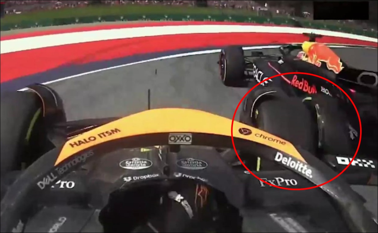 VIDEO: El dramático choque entre Verstappen y Norris que les quitó el podio en el GP de Austria