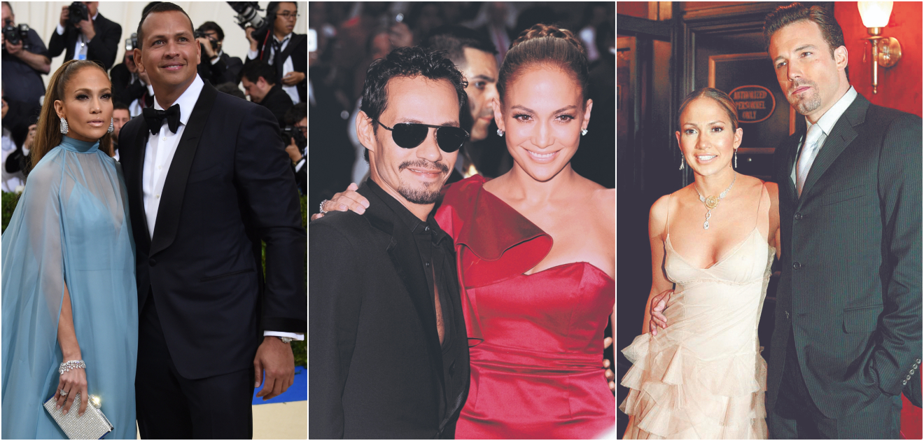 Los 5 hombres que han regalado diamantes a Jennifer Lopez