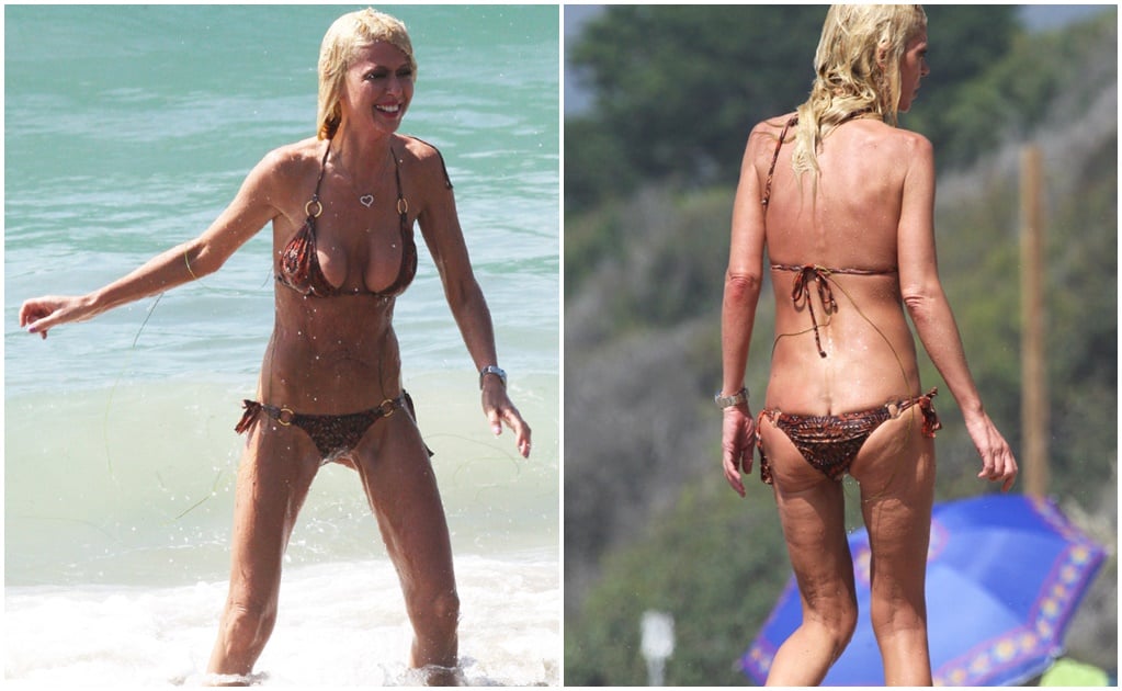 Tara Reid luce cuerpo muy delgado en bikini
