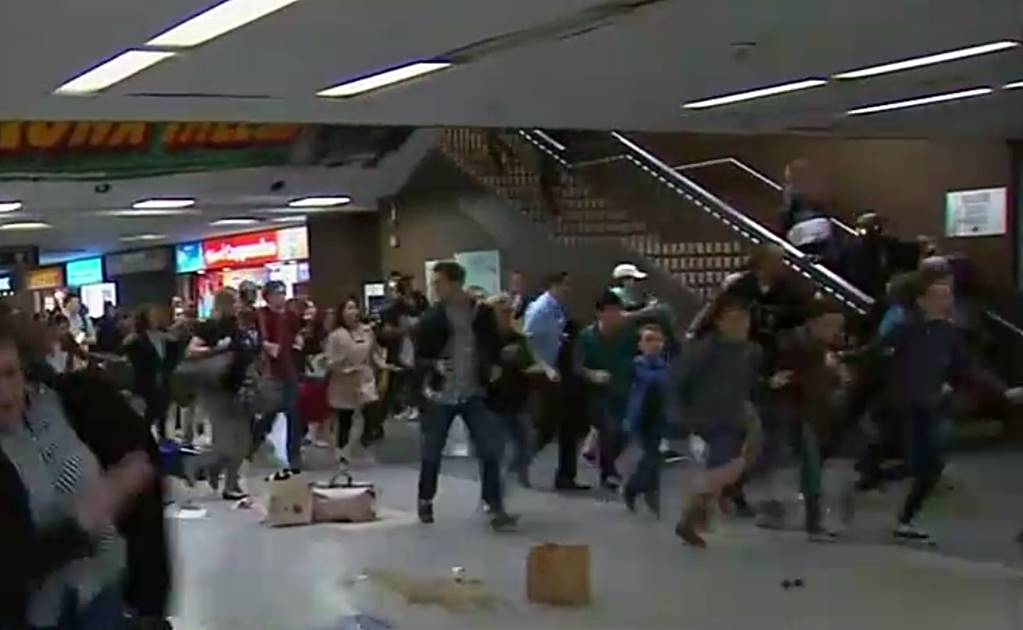 Video. Estampida por falso tiroteo deja 16 heridos en estación de NY