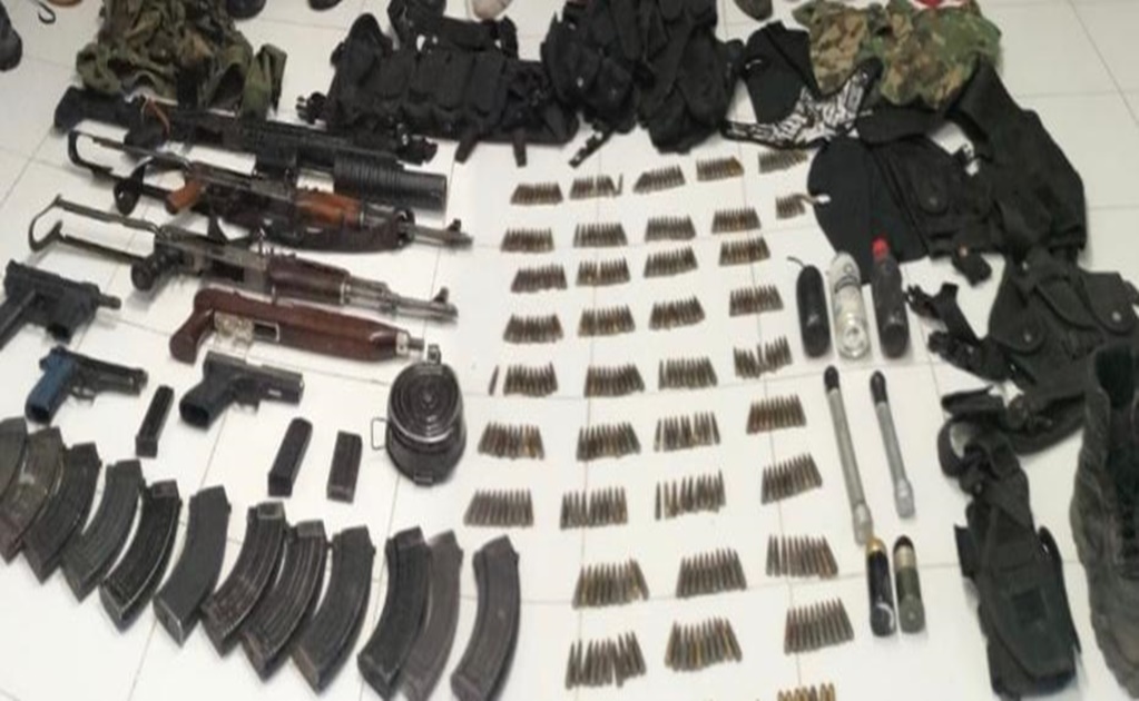 Detienen a grupo armado con artefactos explosivos y vehículos robados en Sahuayo