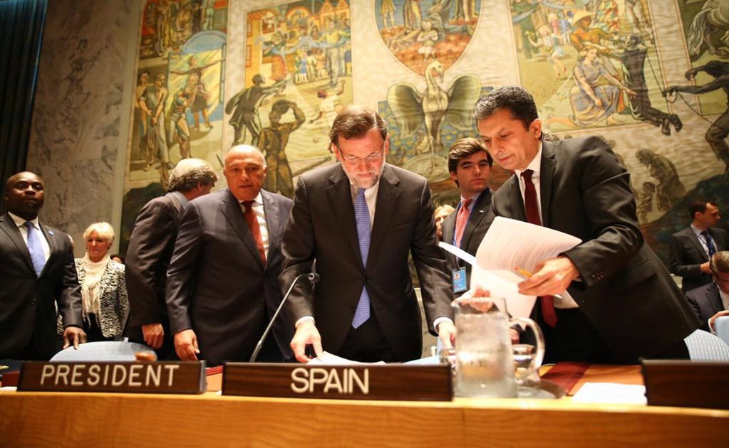 Rajoy rinde homenaje en ONU a víctimas del terrorismo 