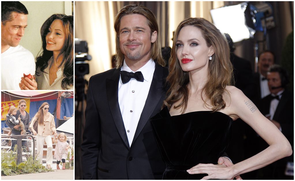 La historia de amor de Angelina Jolie y Brad Pitt