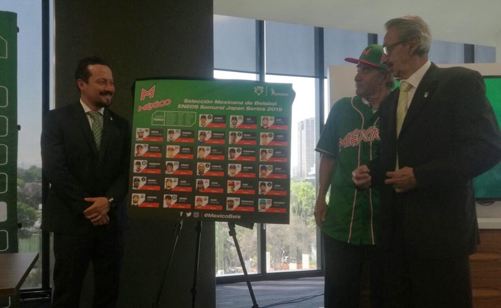 Presentan a la Selección Mexicana de Beisbol para juegos contra Japón