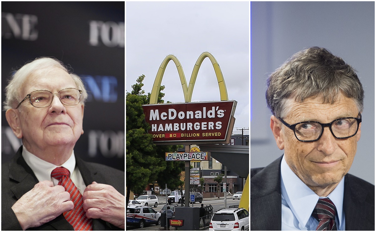 El día en que Bill Gates y Warren Buffett comieron en McDonald’s y pagaron con cupones