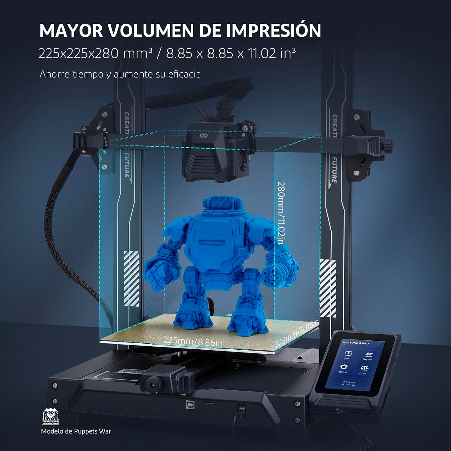 ELEGOO Neptune 3 Pro Impresora 3D - Foto 1