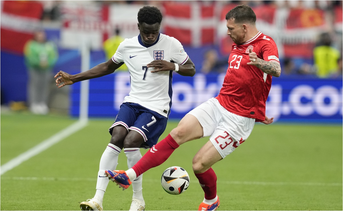 Dinamarca arruina la fiesta y logra el empate ante Inglaterra 