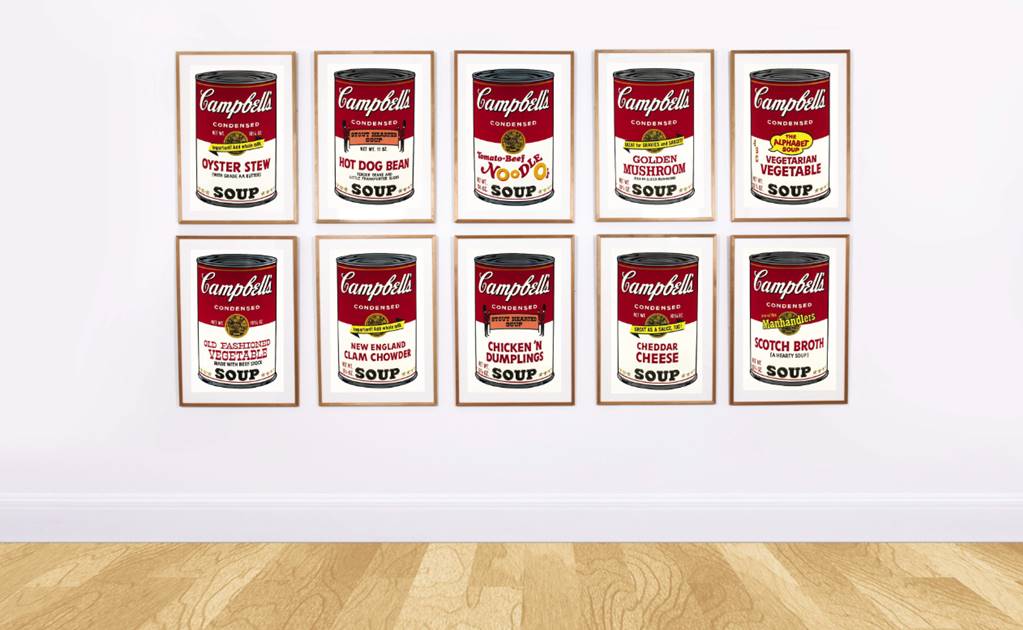 Subastan la sopa Campbell de Andy Warhol
