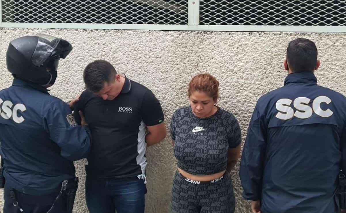 Cae pareja de colombianos por robo a transeúnte con violencia en la alcaldía Cuauhtémoc