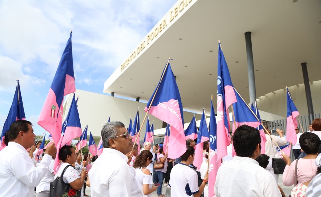 Frente por la Familia agradece votación contra matrimonio igualitario en Yucatán