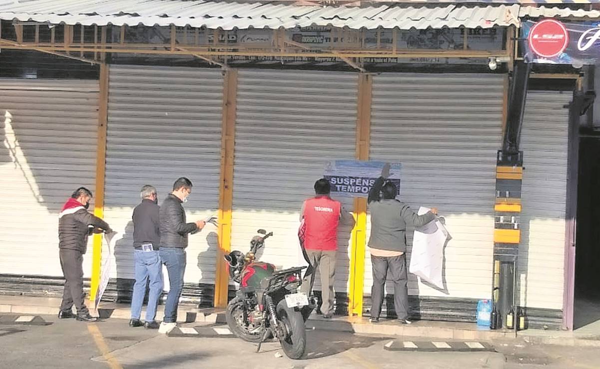 Suspenden 91 locales en bazar de Naucalpan