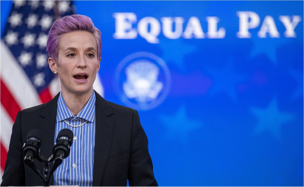 Megan Rapinoe y Biden se unen para denunciar la brecha salarial de género