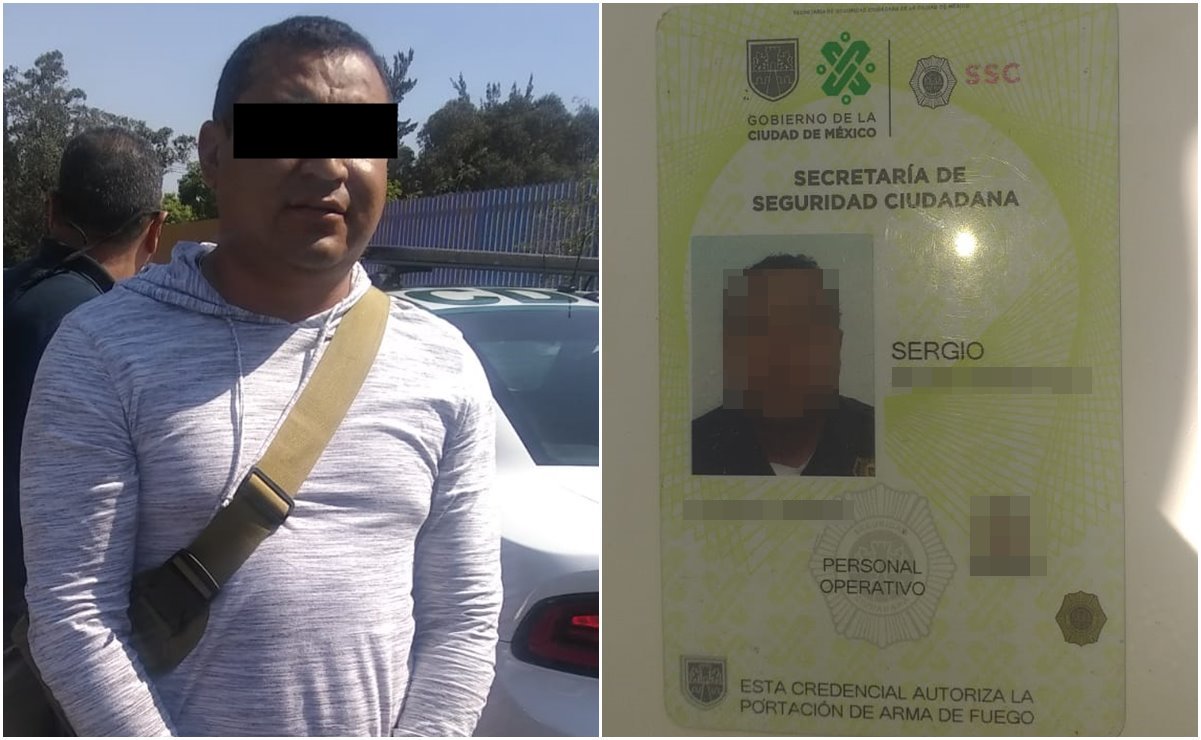 Detienen a policía acusado de asaltar a un peatón en Iztapalapa