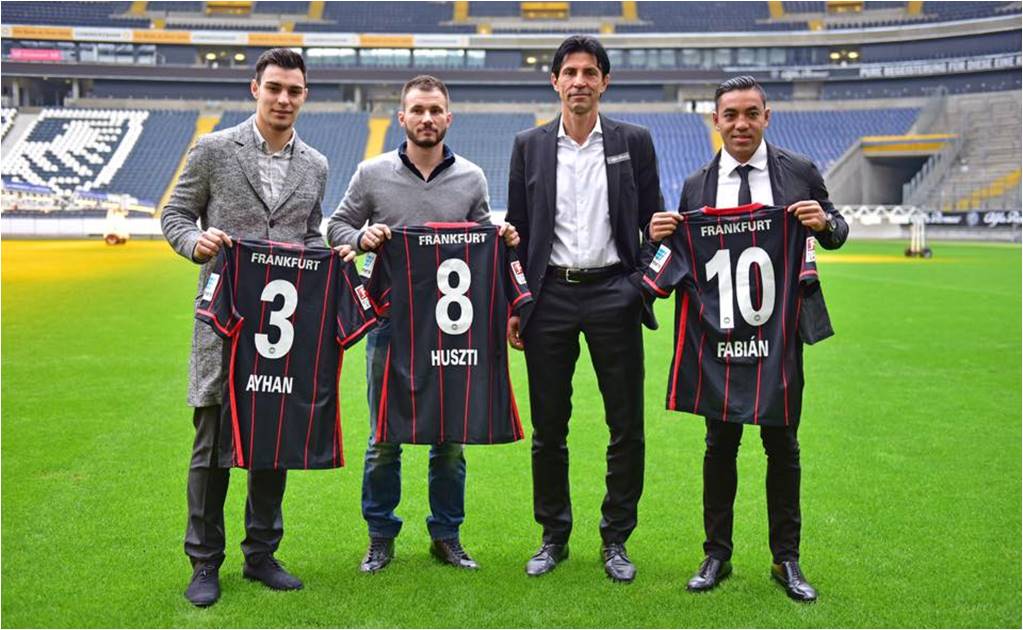 Eintracht Frankfurt presenta oficialmente a Marco Fabián 