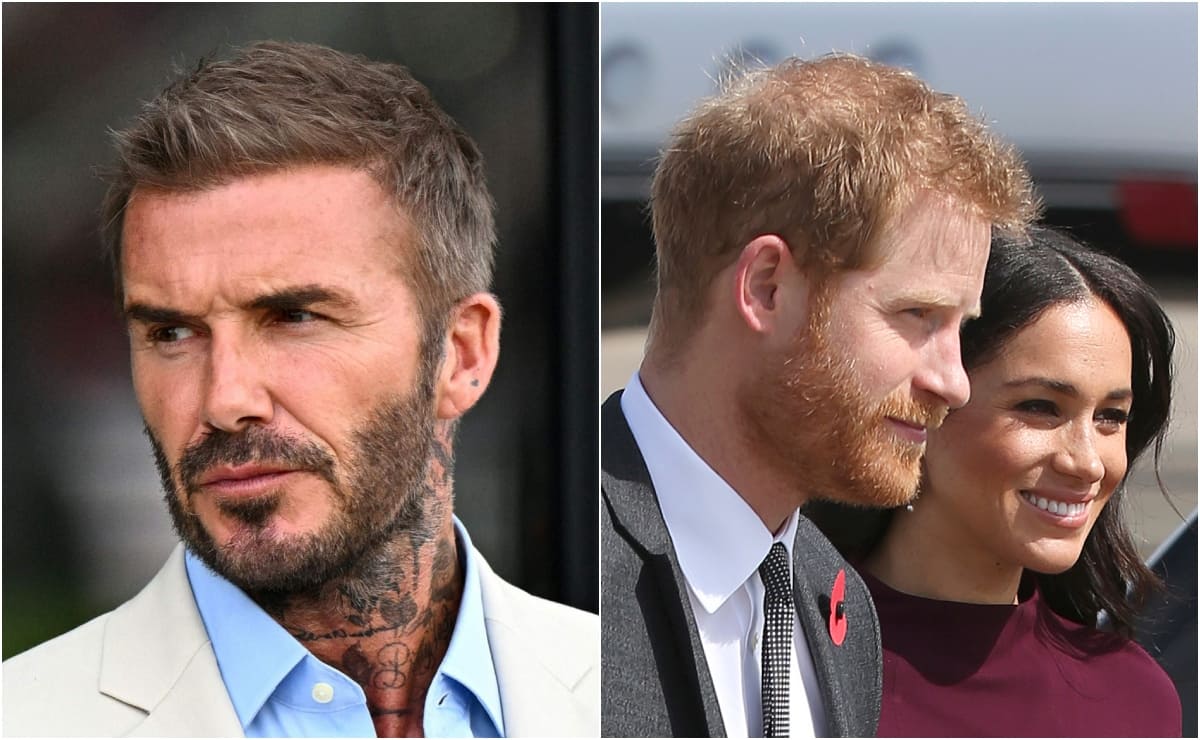 David Beckham, furioso, termina su amistad con Harry y Meghan Markle