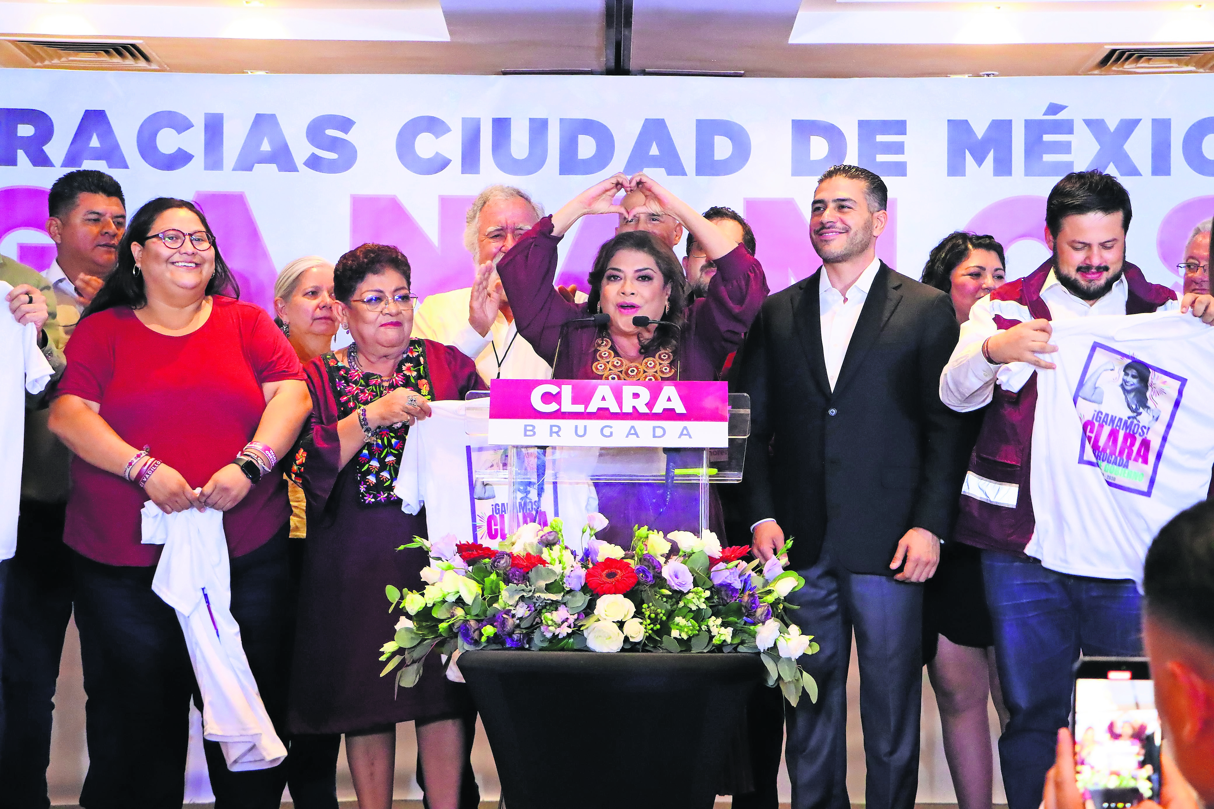 Clara Brugada obtiene el triunfo en la CDMX