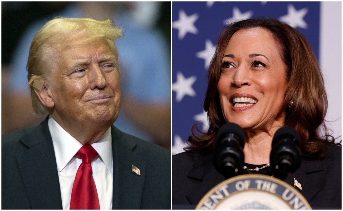 Trump se dice "absolutamente" preparado para debatir con Kamala Harris