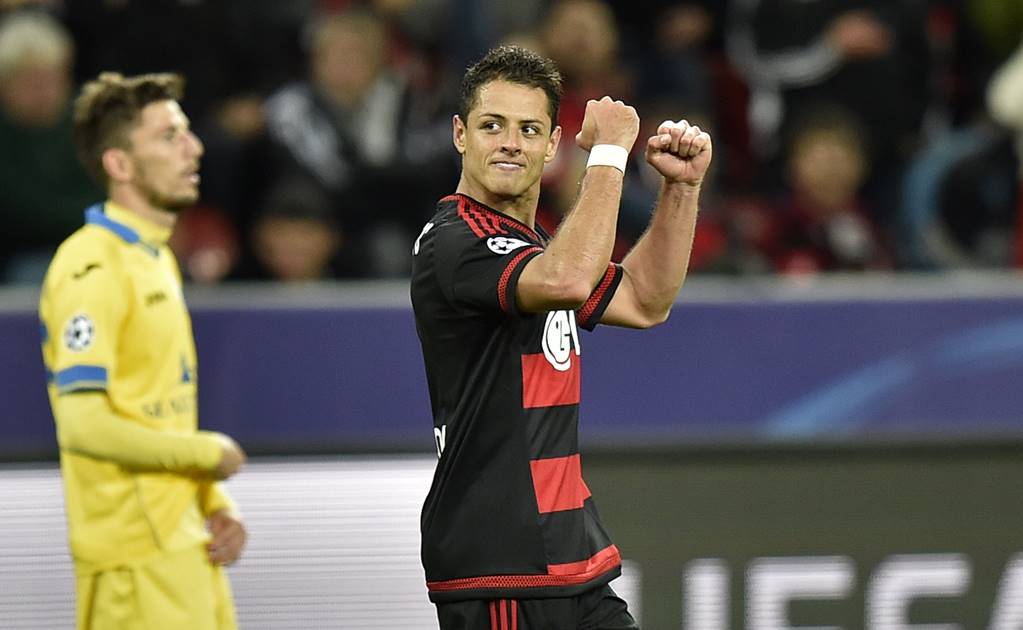 'Chicharito' le da el triunfo al Leverkusen