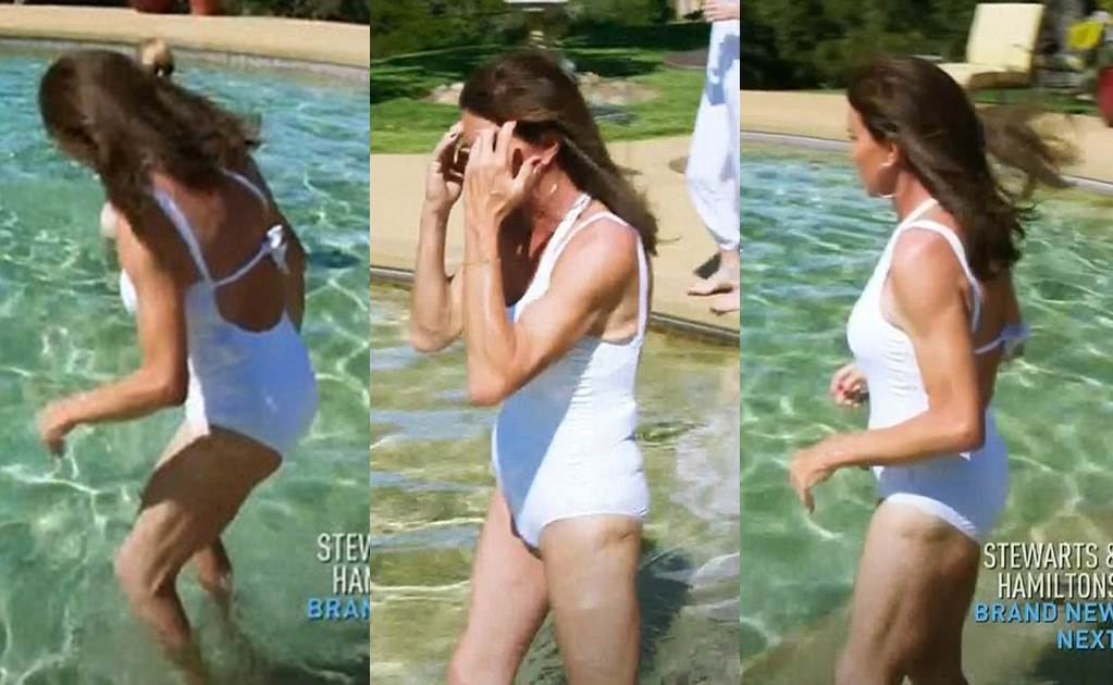 Caitlyn Jenner se luce en traje de baño