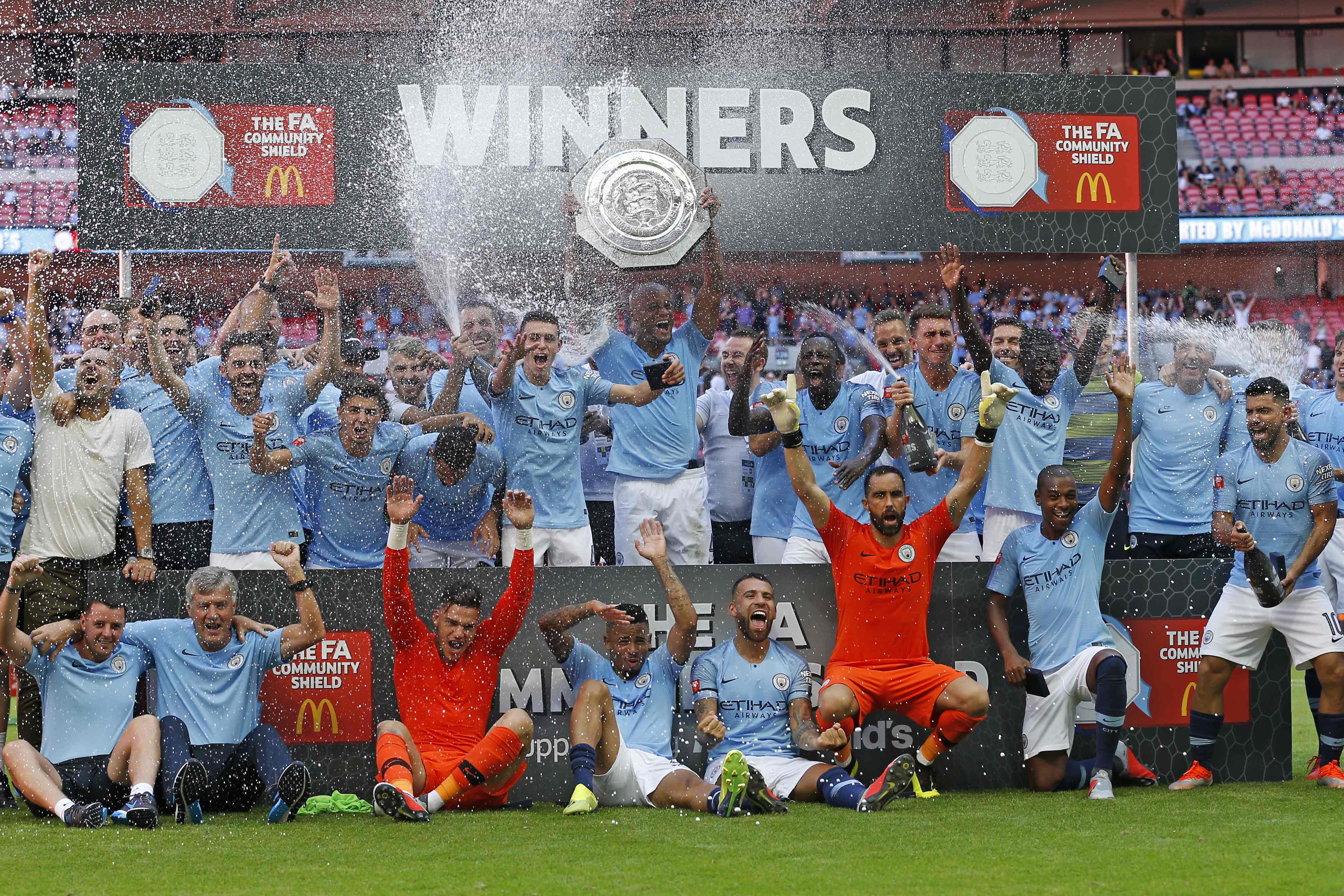 Manchester City es campeón de la Community Shield