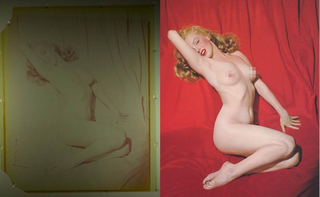 Muestran desnudos inéditos de Marilyn Monroe