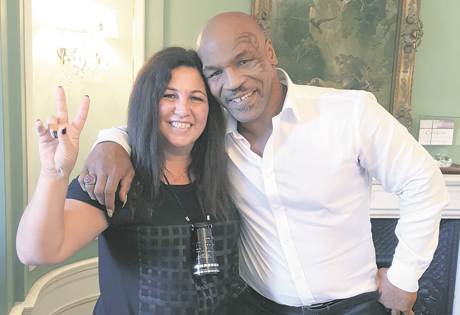 Mike Tyson, como el mismísimo Lucifer