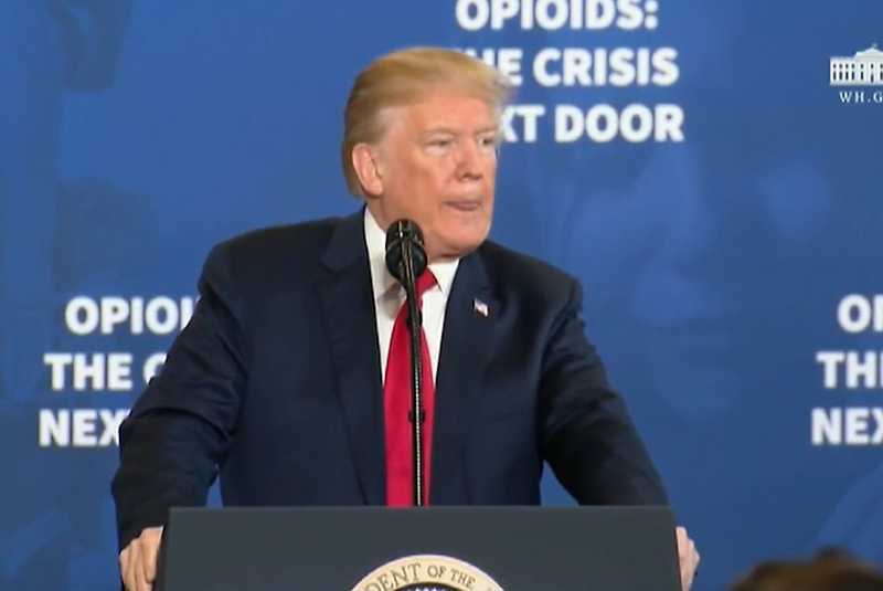 ​Trump pide pena de muerte para narcotraficantes en nuevo plan contra opiáceos