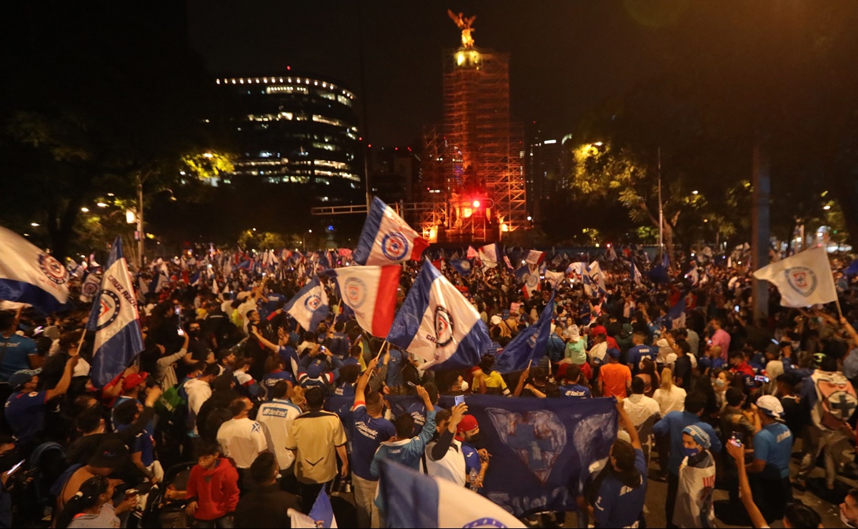 Elecciones impidieron festejo de Cruz Azul en Reforma