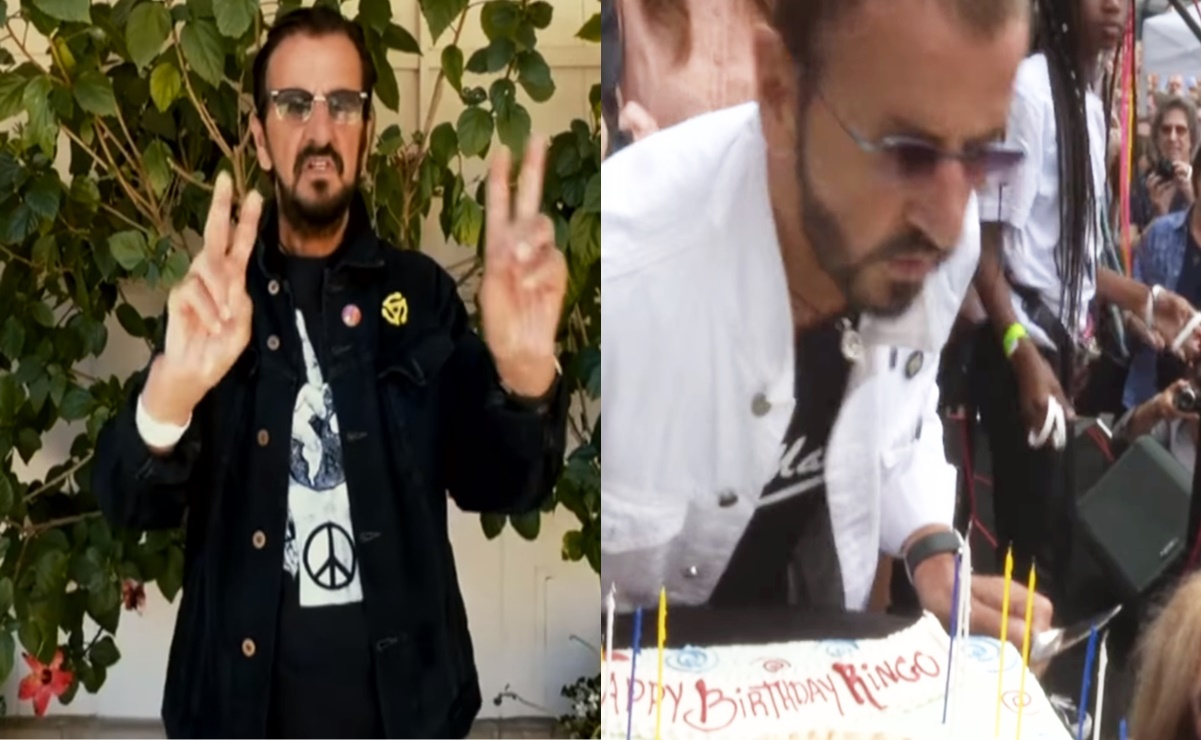 Girando por el mundo, así celebra Ringo Starr su cumpleaños 84