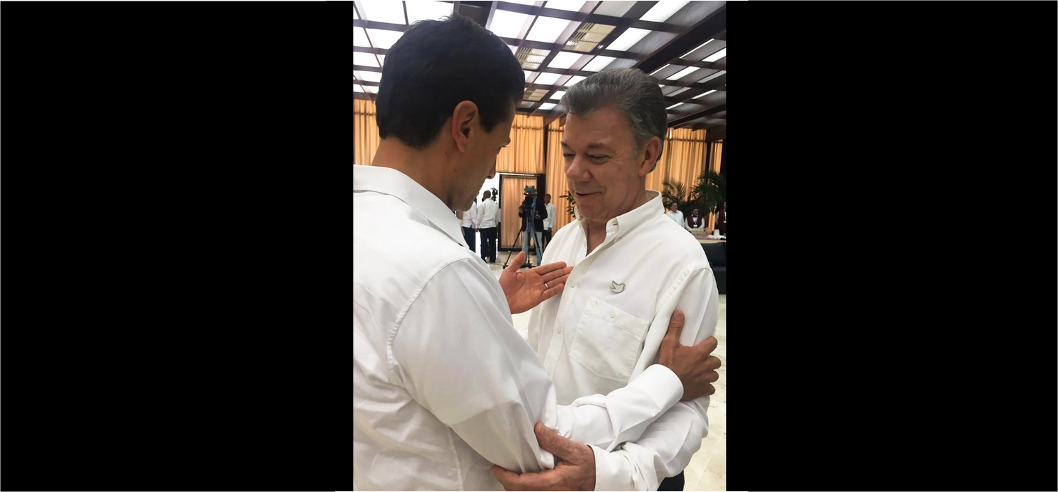 EPN felicita a Colombia por acuerdo firmado con las FARC