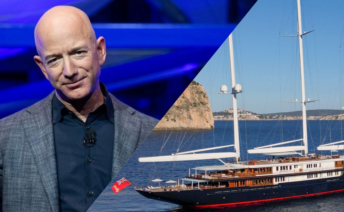 El súper yate millonario de Jeff Bezos llega a Miami, pero no encuentra lugar para atracar