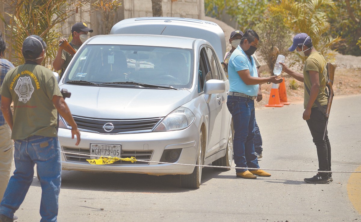 Policía Comunitaria en Guerrero toma las armas contra el Covid-19 