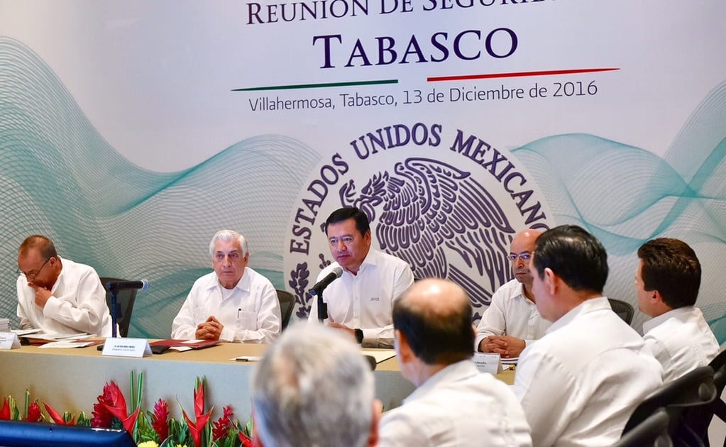 Anuncia Osorio arribo de Gendarmería a Tabasco