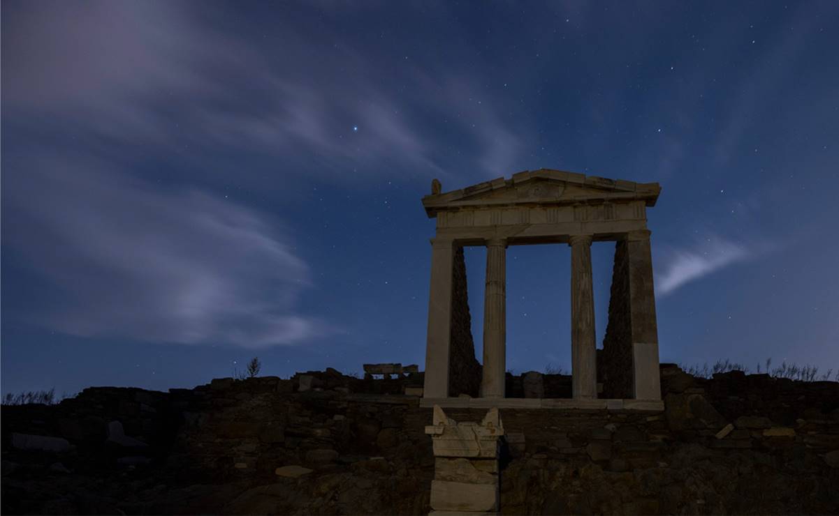 Subida del mar Egeo amenaza las ruinas de la isla griega de Delos, considerada "tesoro" del mundo antiguo