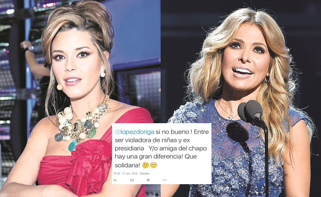 Alicia Machado enfrenta polémica en Twitter por Gloria Trevi