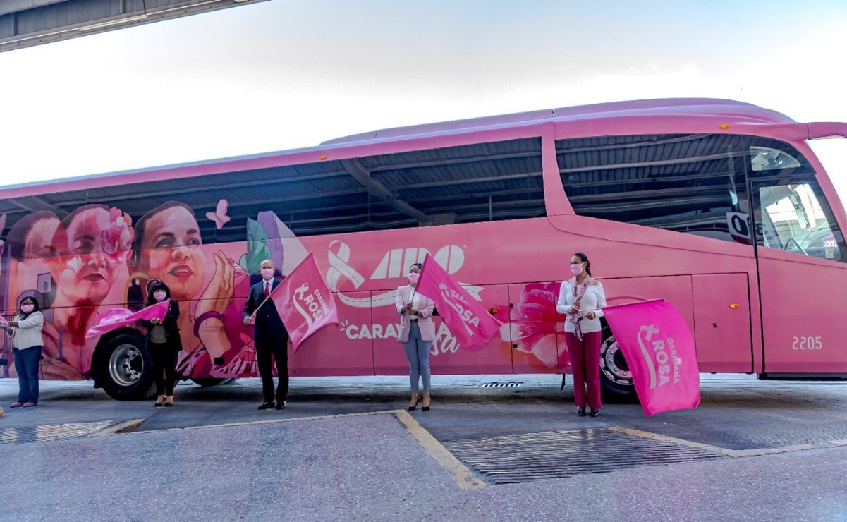 Caravana Rosa ofrecerá más de 2 mil mastrografías gratuitas en ciudad de Puebla