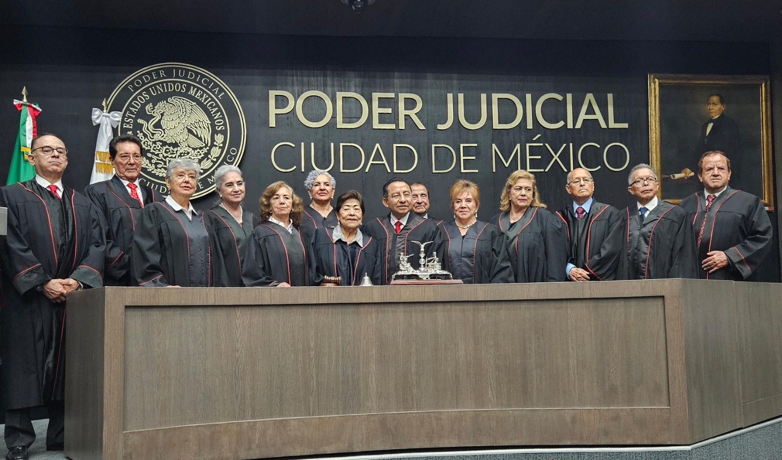 Se retiran 16 magistrados y magistradas del Tribunal Superior de Justicia de la CDMX