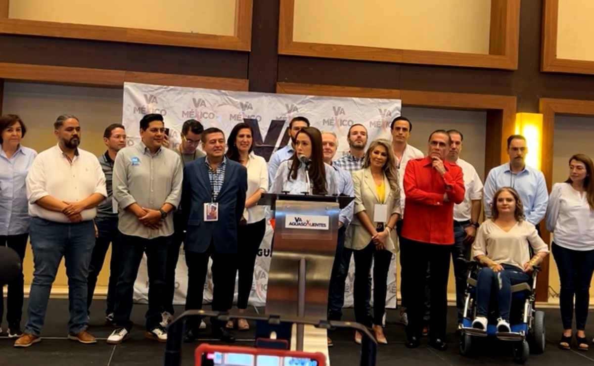 Tere Jiménez se declara ganadora en la elección para la gubernatura de Aguascalientes
