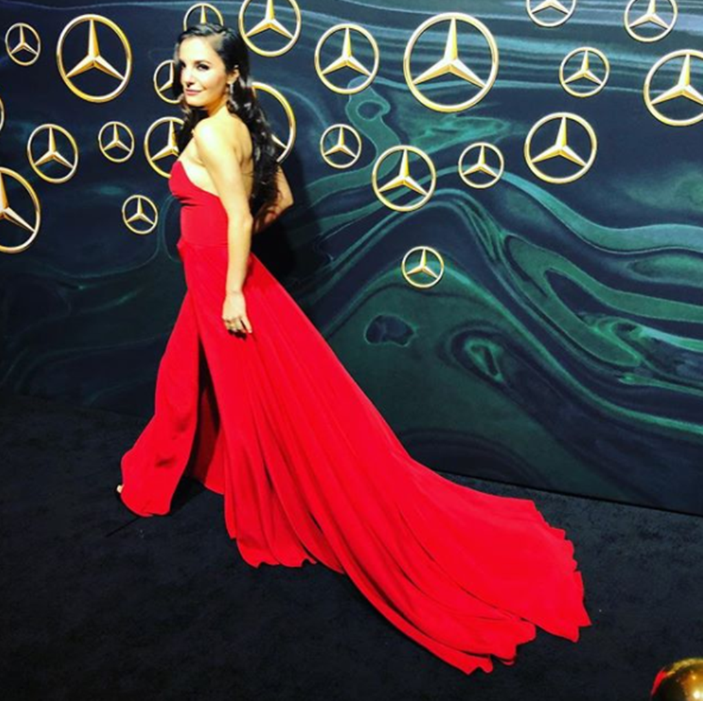 El vestido de Martha Higareda en los Premios Oscar 2018