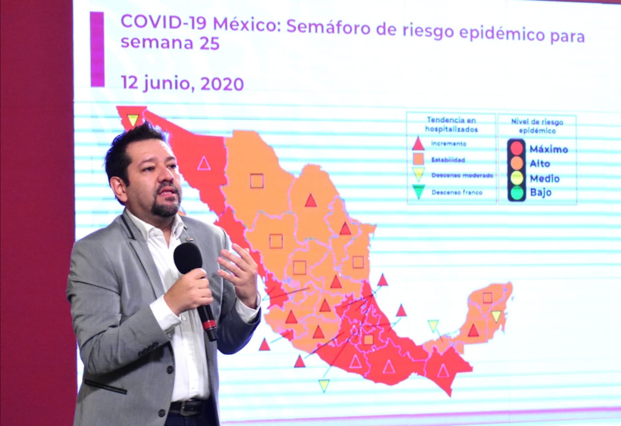 Van 139 mil casos y 16 mil muertes por Covid; 16 estados en México ya son "naranja"
