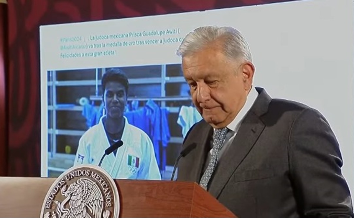 AMLO felicita a Prisca Awiti por su medalla de plata en París 2024 