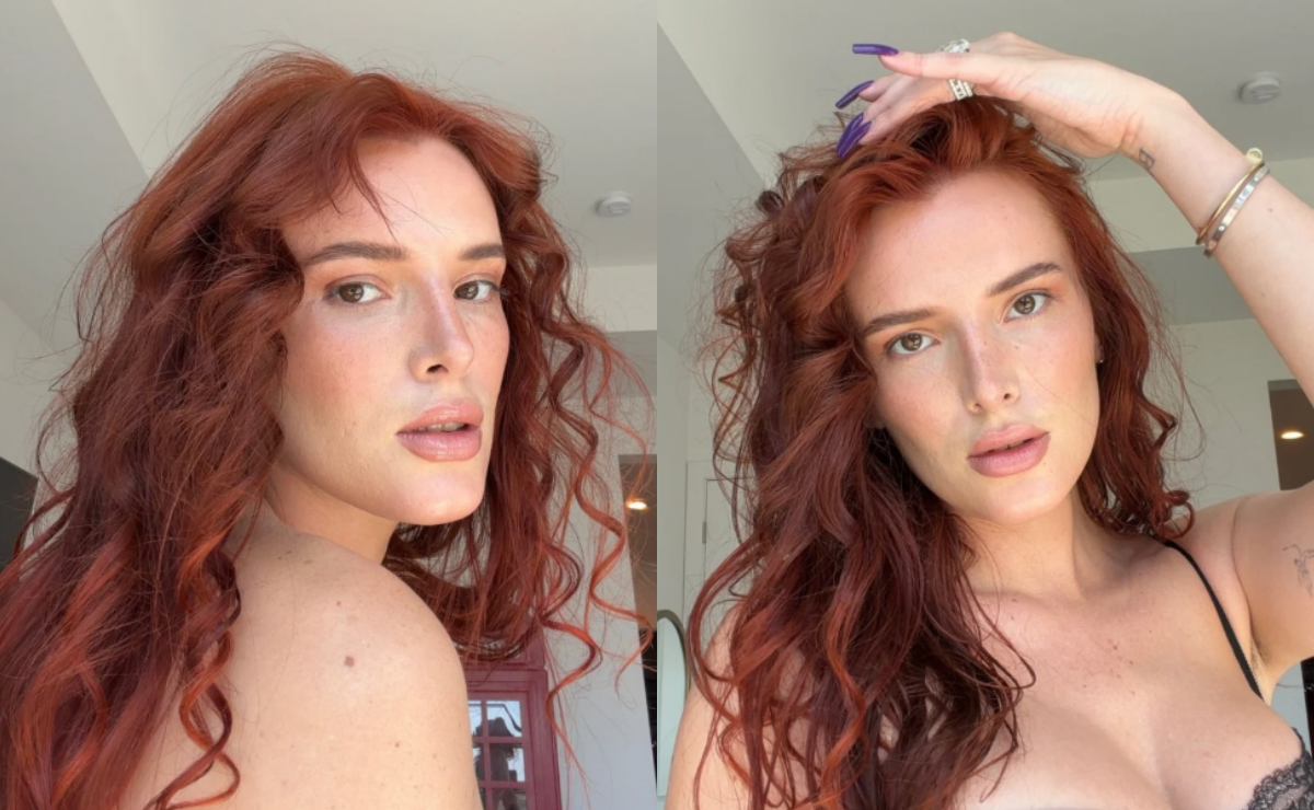 Bella Thorne arrasa el internet con lencería traslúcida tras cambio de imagen. Foto: Instagram