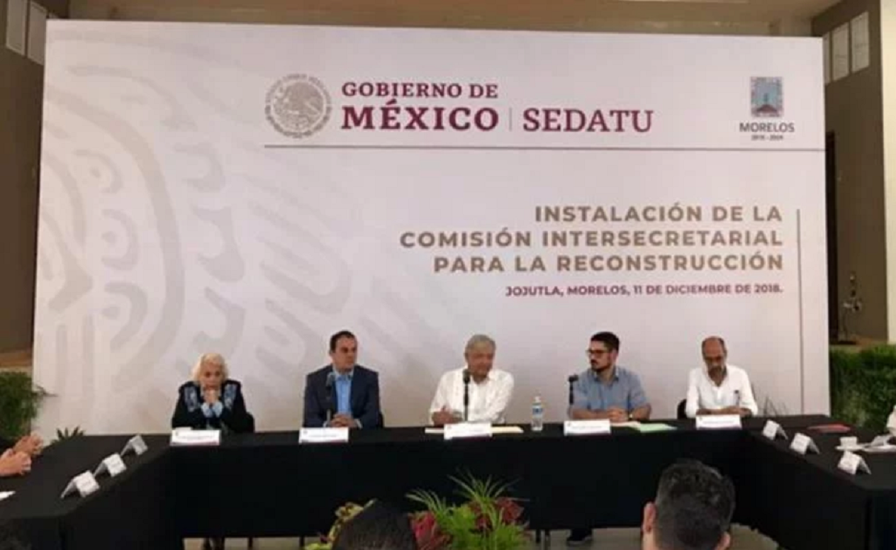 AMLO presenta Plan Nacional de Reconstrucción por sismos