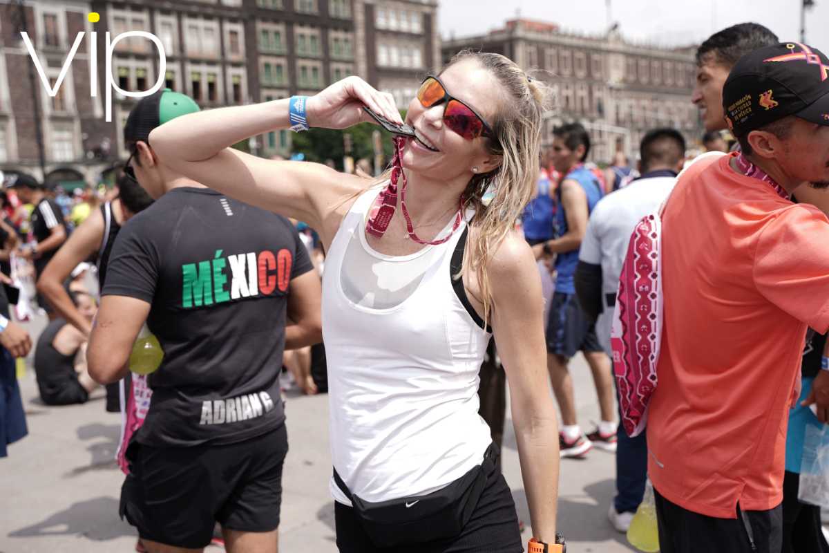 Runners disfrutan del Maratón de la Ciudad de México 2022