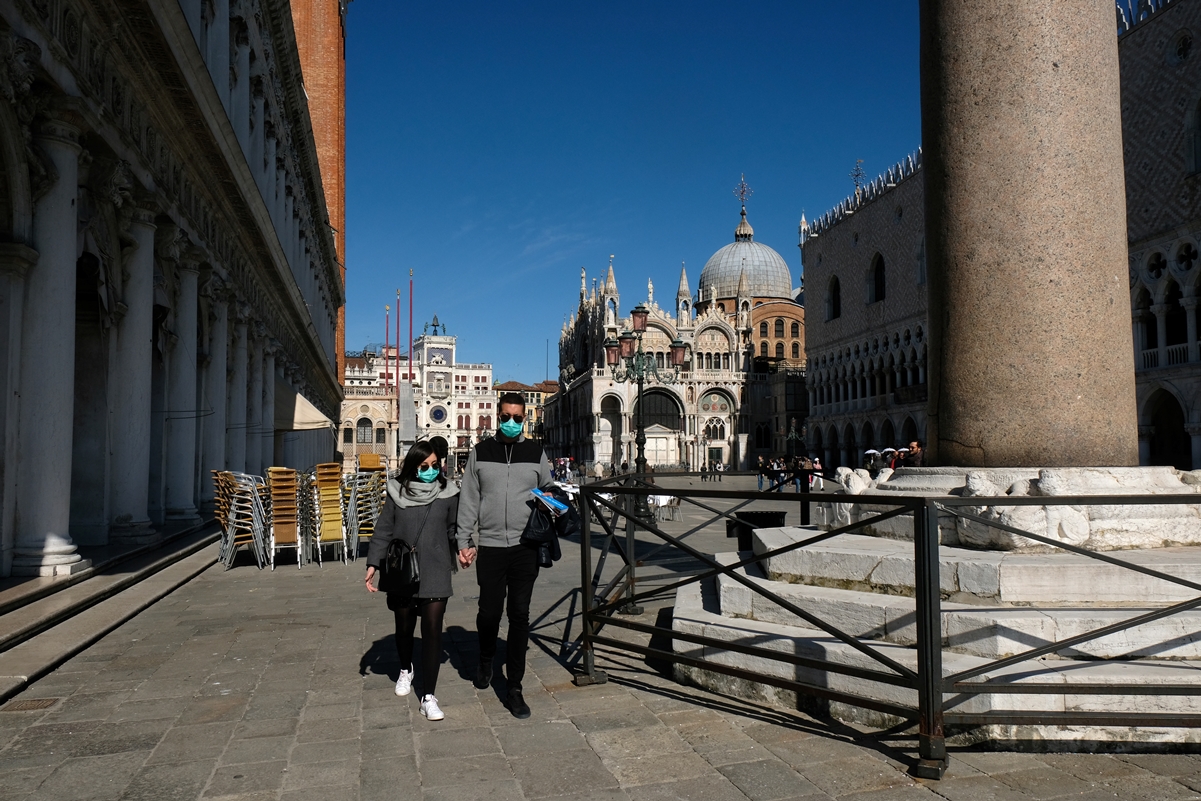 Italia pierde más de 50% de turistas por presencia de coronavirus