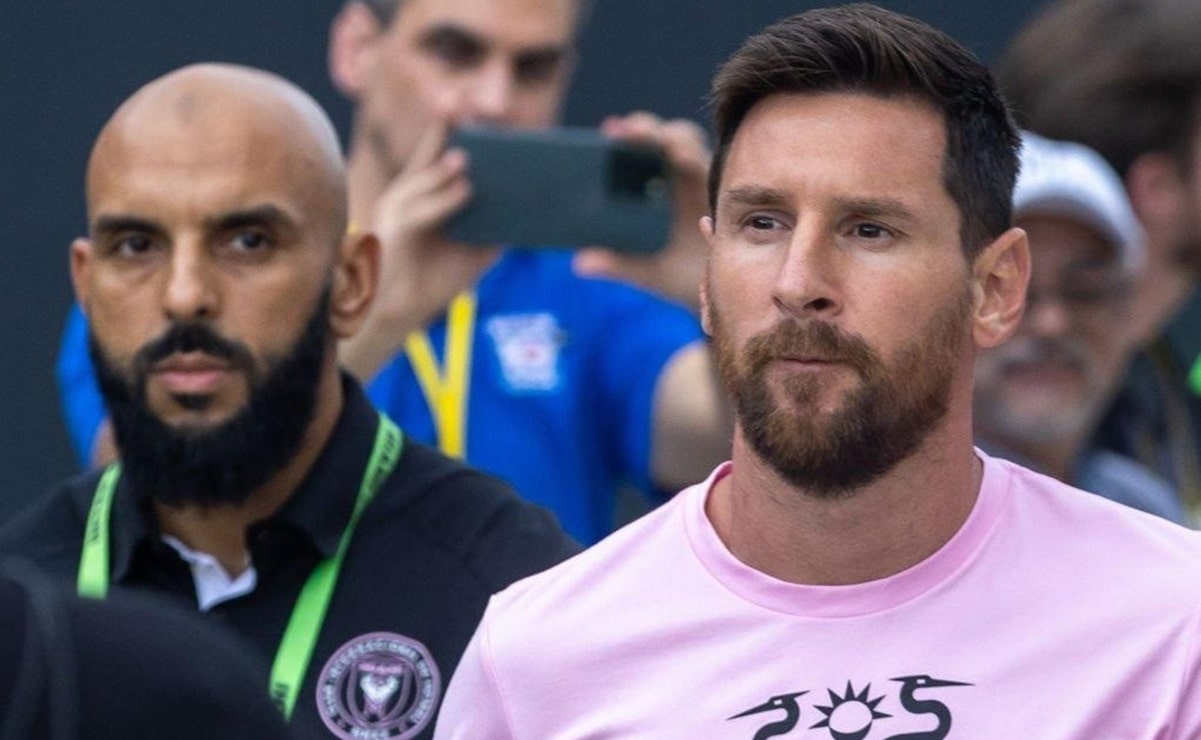 Yassine Cheuko, el guardaespaldas de Lionel Messi que es viral en TikTok por ser la sombra del jugador