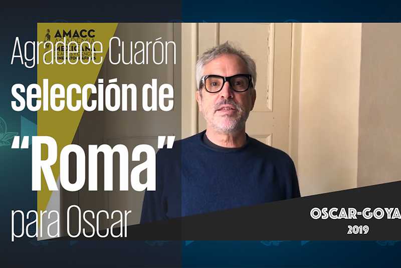 Agradece Cuarón selección de “Roma” para Oscar