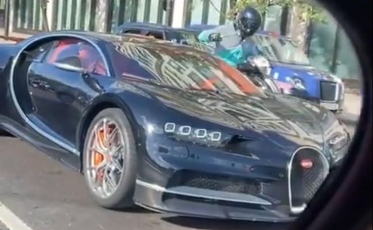 VIDEO: A martillazos intentan robar un Bugatti Chiron