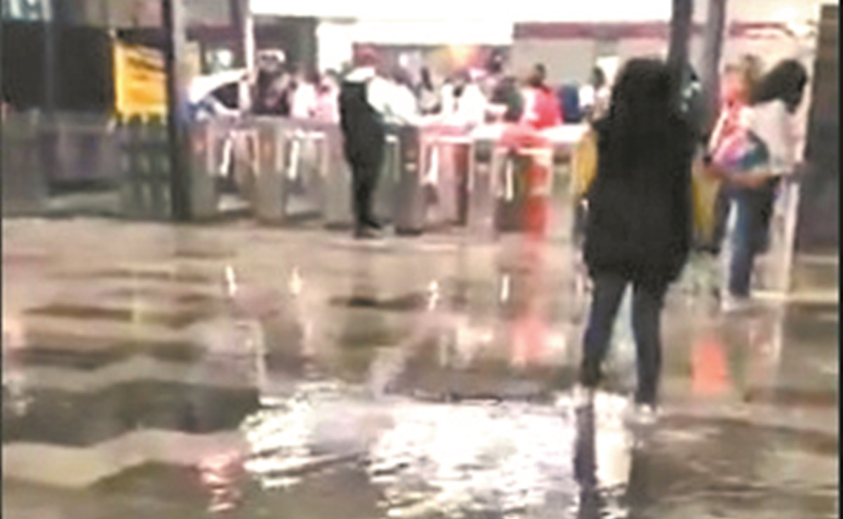 Sufren en Metro Merced por las lluvias